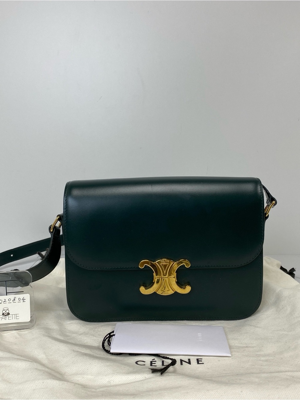 Celine Classic Triomphe Bag In Calfskin - Picture 2 of 7